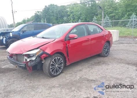 2015 Toyota Corolla S Plus from USA, damaged, VIN 2T1BURHE7FC275624